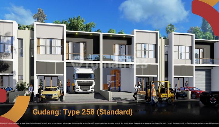 Aura Warehouse Modern 2-Storey Warehouse 10x28 in Batu Besar, Nongsa