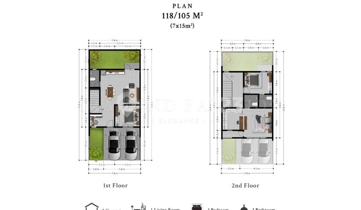 Rumah Ready Diamond Pavilion Asscher Batam Centre Type 118/105