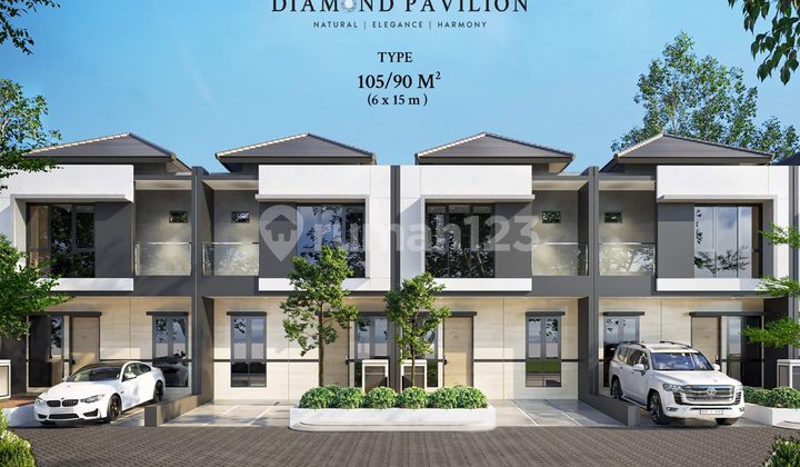 Rumah Ready Diamond Pavilion Asscher Batam Centre Blok F Type 105/90