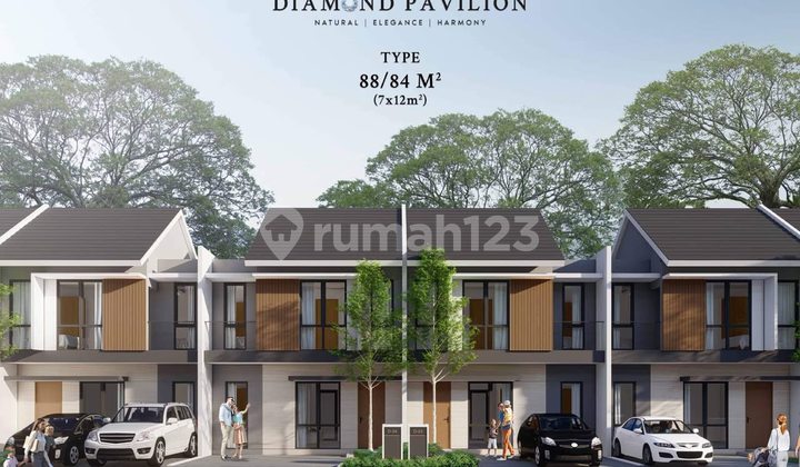 Rumah Ready Diamond Pavilion Asscher Batam Centre Type 88/84
