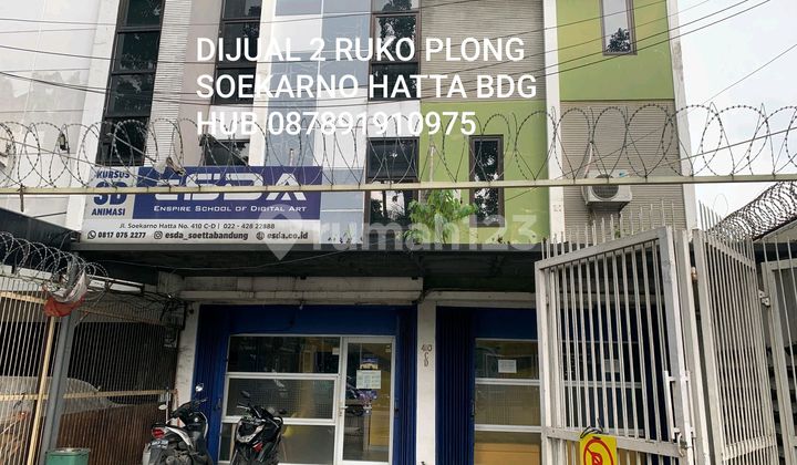 Shop house, Sell 2 Units Clear Soekarno Hatta Bandung Near Leuwipanjang Terminal Mohtoha and Buahbatu 2