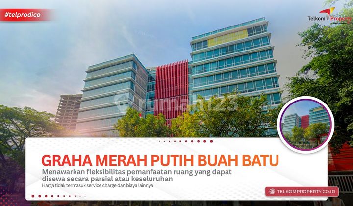 For Rent: Ground Floor, 9th Floor, and 10th Floor Idle Space at Graha Merah Putih Buah Batu, Bandung.