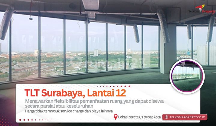 For Rent: Idle Space on 12th Floor, Telkom Landmark Tower Surabaya For Rent: Idle Space on 12th Floor, Telkom Landmark Tower Surabaya