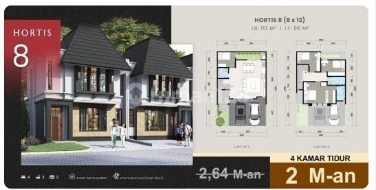 For Sale House In Citra Garden Serpong Cluster Hortis Type 8 2