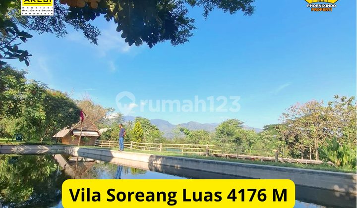 Villa Luas View Pegunungan Soreang | LT 4.176 M² | Kolam Renang Villa Luas View Pegunungan Soreang | LT 4.176 M² | Kolam Renang