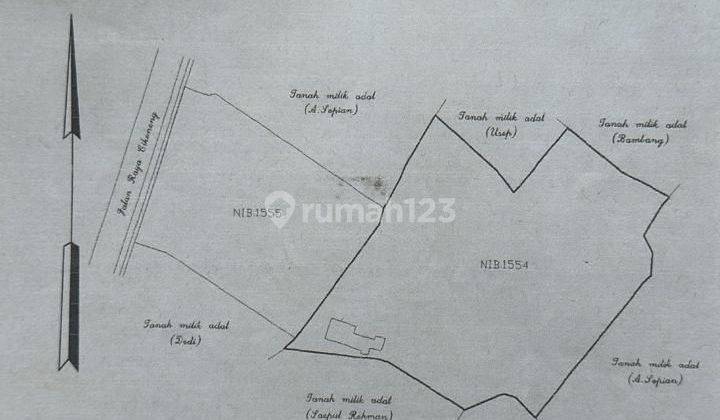 Jual Cepat tanah di jalan utama Cikoneng Ciparay main rood  2