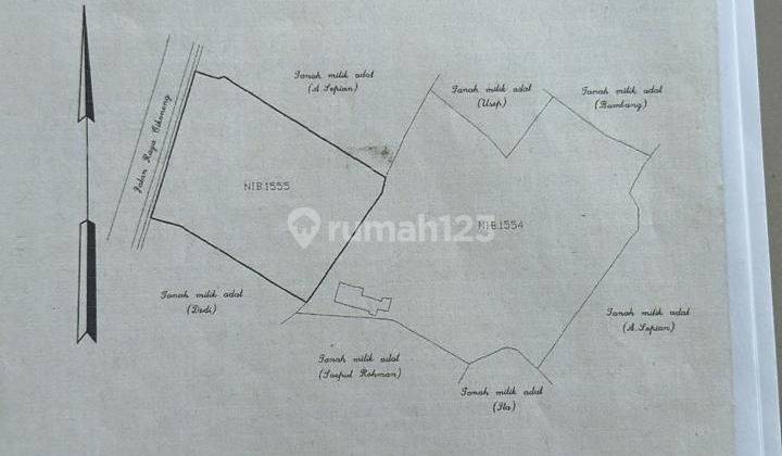 Jual Cepat tanah di jalan utama Cikoneng Ciparay main rood  1