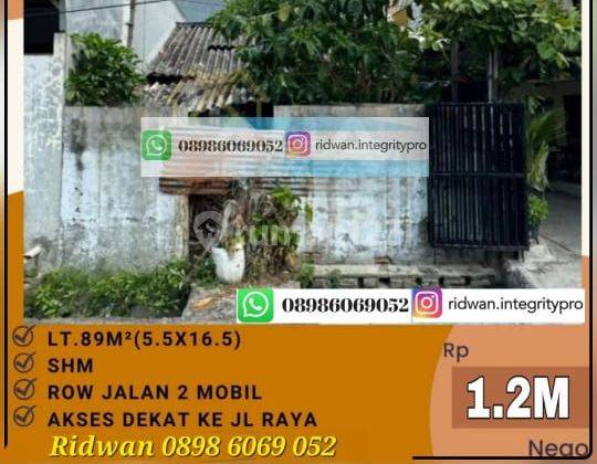 Ip2973 Rumah Tua Posisi Hoek di Jelambar  1