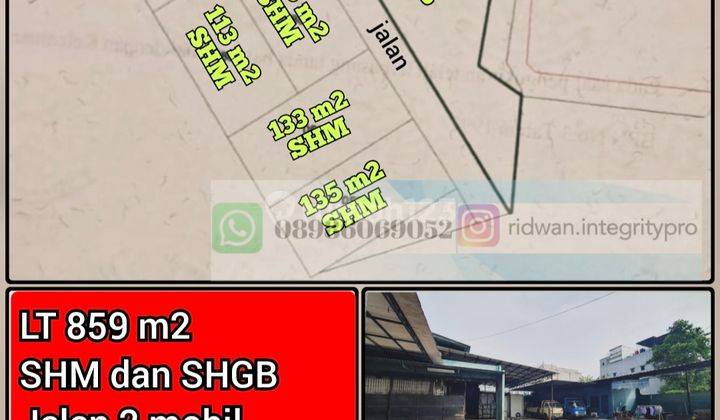 Ip2923 Gudang Dan Tanah Strategis Jalan Ramai  1