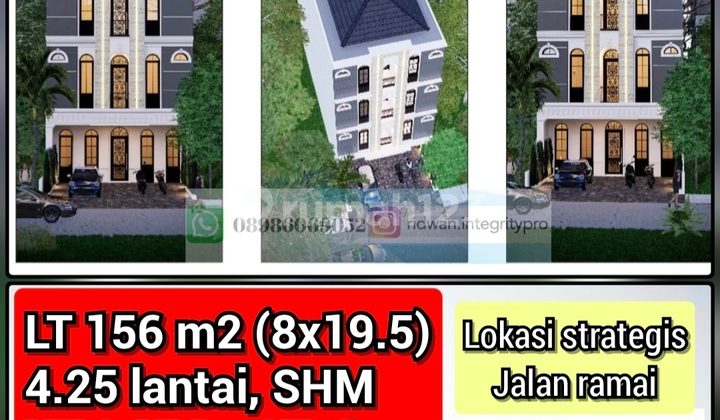 IP2989: Rumah Kost Tanjung Duren Jalan 3 Mobil Lega 1