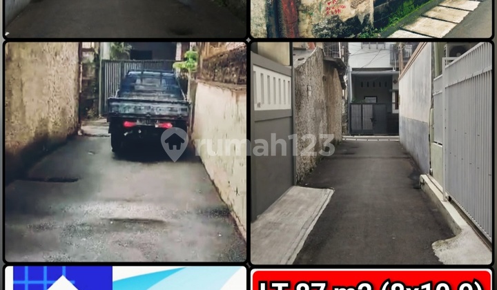 Ip3078: Rumah Lama Hitung Tanah di Tanjung Duren