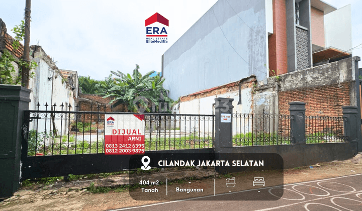 Tanah di Cilandak Ampera Jakarta Selatan , Jakarta Selatan 410 m² 1