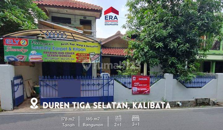 Rumah Unfurnished SHM Jalan Raya Duren Tiga Selatan 1