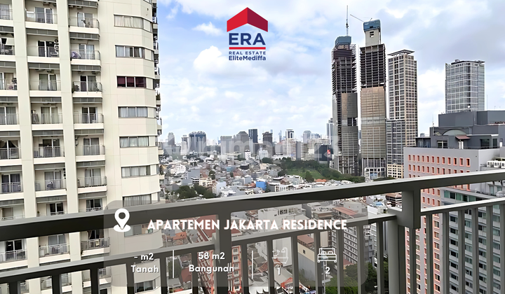 Apartment 2 BR Jakarta Residences Thamrin 
