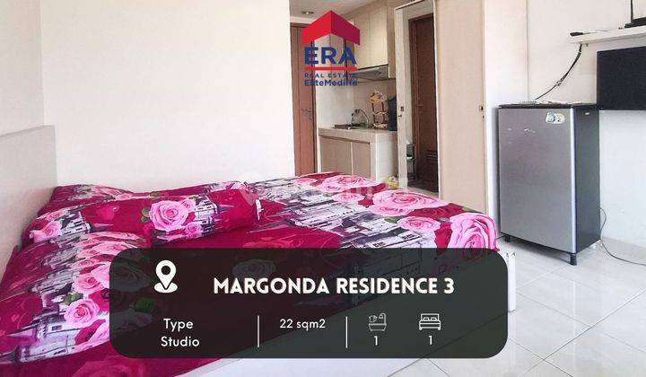 Apartement Studio Margonda Residence 3 Furnished 1