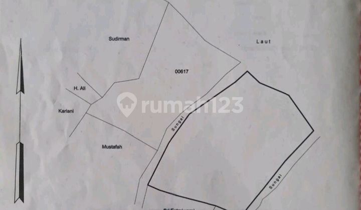 Tanah 12 Hektar Los Pantai Utan Sumbawa Nusa Tenggara Barat