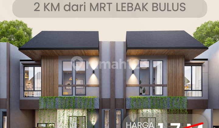 Rumah 2 Lantai di Rempoa Ciputat Dekat Tol dan MRT Lebak Bulus