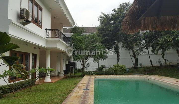 Kemang dalam, rumah layak huni, taman luas luas 1420  2