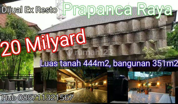 Dijual Ex Restoran di Prapanca Raya Kebayoran Baru 1