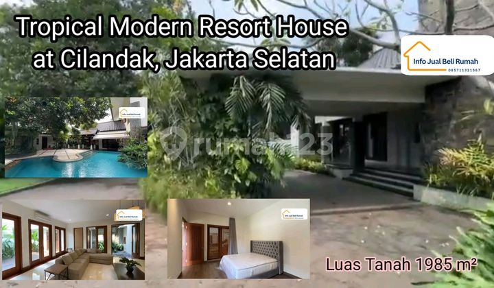 Dijual Rumah Resort di Tengah Kota Jakarta Selatan