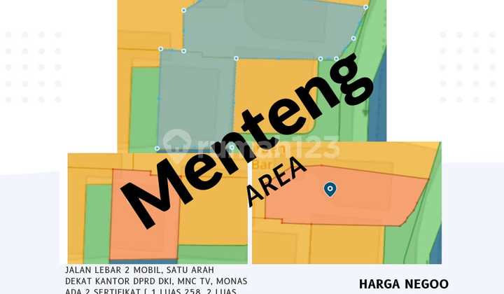 "Tanah Dijual Menteng 636 m², Lokasi Strategis, Harga Nego!" "Tanah Dijual Menteng 636 m², Lokasi Strategis, Harga Nego!"