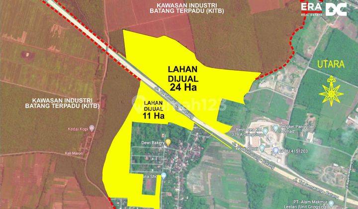 Tanah Sawangan Gringsing Batang Dekat KITB Rest Area Gringing 11