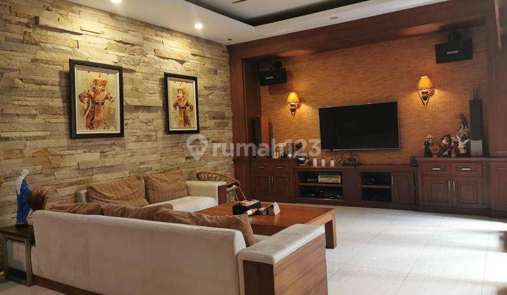 Rumah Villa Permata Gading Furnish Mewah Balinesse Tropical 1