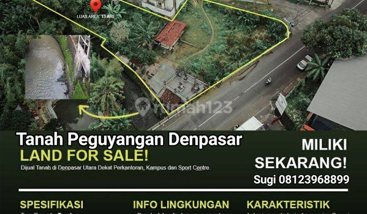 Tanah Pinggir jalan Denpasar  1