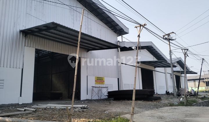 New Warehouse Available. Floor Casting in Progress. Currently for Rent. Central Height 14m², Side 12m². Equipped with 20cm Concrete Hoist.