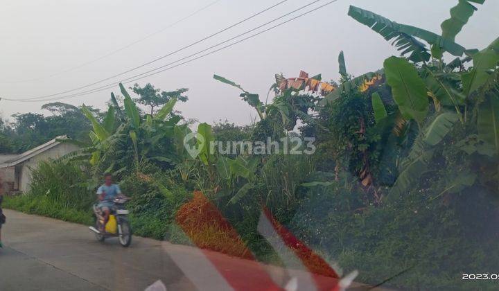 Tanah Komersial di Jual  Pinggir Jl.  Raya Tenjo selangkah ke podomoro. .10 menit  dri  stasiun  tenjo 1