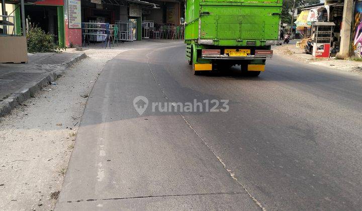 TAnah Pinggir jalan raya Di Jual  murah cocok untuk komersial, Gudang.,dll. akses 40 feet 15 menit ke Tol Balaraja Timur 2