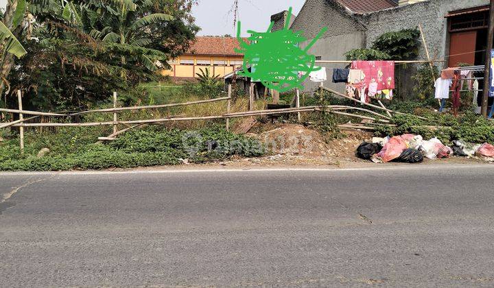 TAnah Pinggir jalan raya Di Jual  murah cocok untuk komersial, Gudang.,dll. akses 40 feet 15 menit ke Tol Balaraja Timur 1