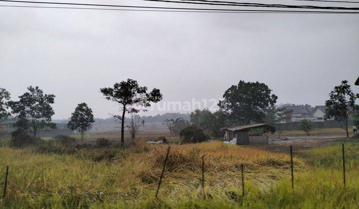 Tanah komersial N Strategis di Jual di pinggir jalan raya  Tapos .cocok untuk perumahan dll 15 menit ke Podomoro city Tenjo dan stasiun .10 menit ke Pemda 3 raksa 1