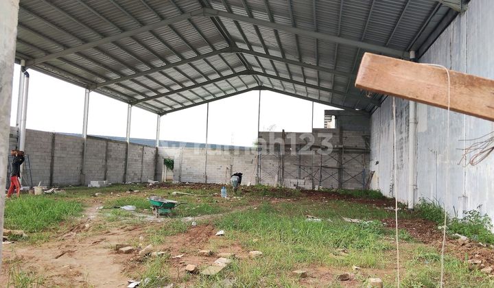 New Warehouse in Progress for Rent, 40 Feet Access, Ready. Only 15 Minutes from Bitung Toll.