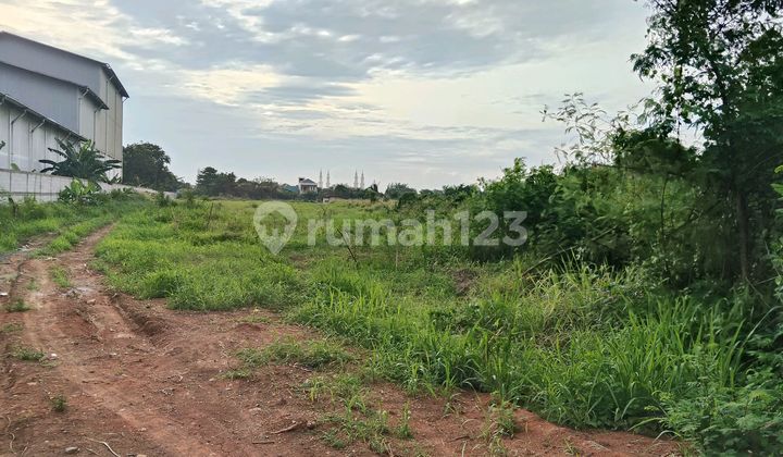 Industrial Land For Sale 40 Feet Access .Hot Mix Concrete Only 15 Minutes From Cikupa Toll Road