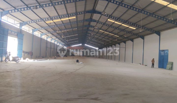 Gudang Industrial di Sewakan .Dekat dengan Bandara .Akses 40 Feet.siap Huni. Dalam Kawasan Industrial Ukuran 115X23