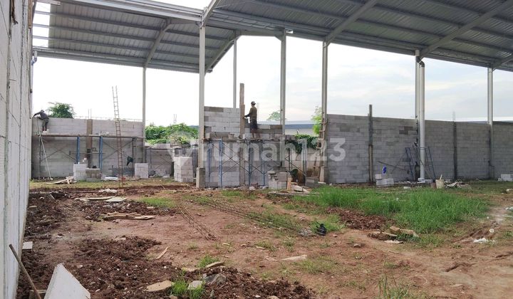 New Warehouse in Progress for Rent, 40 Feet Access, Ready. Only 15 Minutes from Bitung Toll.