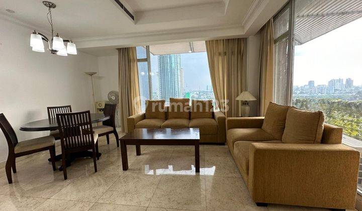 Apartemen Istana Sahid 2 Kamar Tidur Bagus Furnished 1