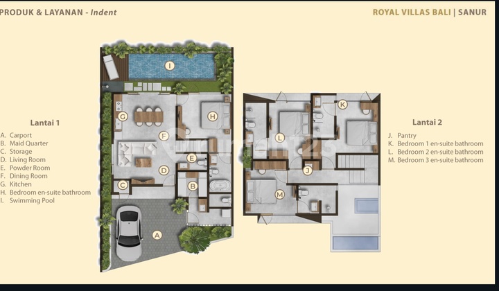 Rumah Renon Area Kompleks  2