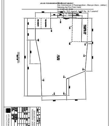 Dijual Kavling Commercial Jl Pesanggrahan Meruya Jakarta Barat 1