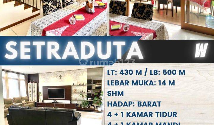 Murah Rumah Bagus Furnished di Setraduta 1