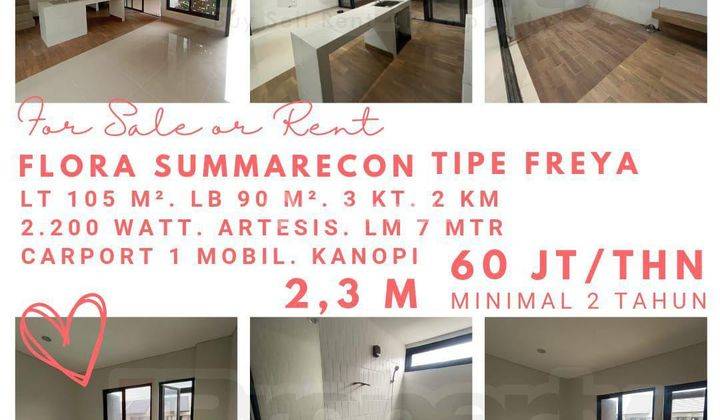 Murah Rumah Bagus Tipe Freya Summarecon, Bandung 1