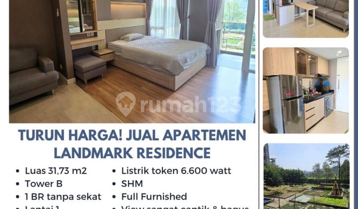 Termurah Apartemen Studio Furnish di Landmark Residence Bandung 1