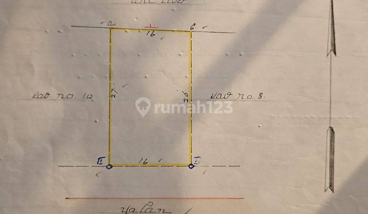 Dijual Kav Dki Pinggir Jalan Raya Kembangan Status Hak Milik Siap Nego 2