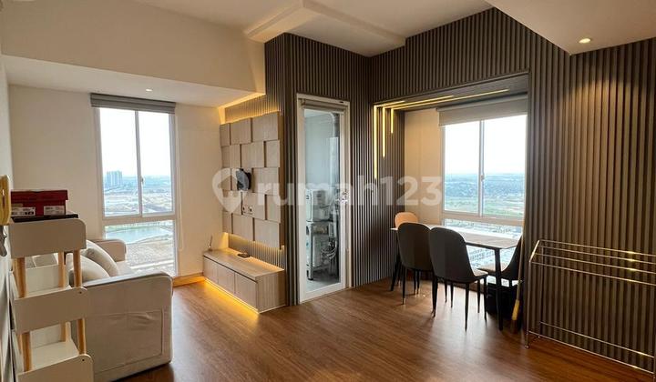 Disewakan cepat apartemen tokyo pik 2 hoek full furnish seaview