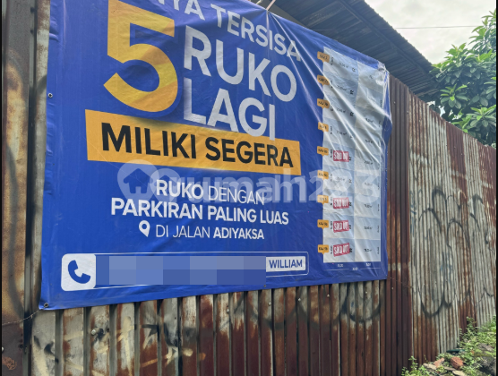 Adhiyaksa Shop House 150 SQM with the Widest Parking, Only 5 Units Left