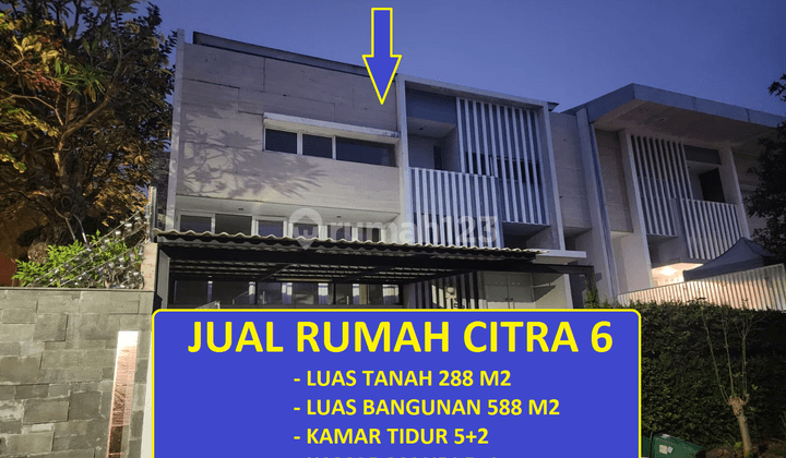 di Jual Rumah 3 Lantai Bagus SHM Citra Garden 6 Jakarta Barat 1