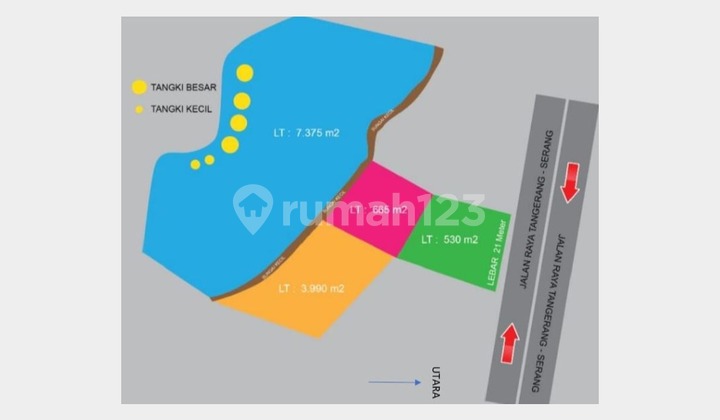 Jual Pabrik Gudang di Cikupa Tangerang