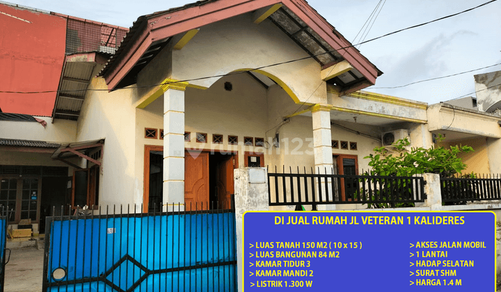 Jual Rumah Luas Tanah 150 Jl Veteran 1 Kalideres Jakarta Barat 1