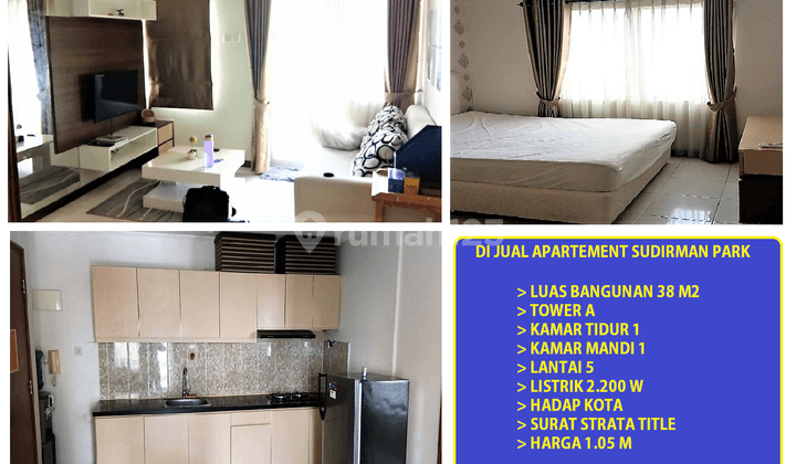 Apartement Sudirman Park 1 BR Semi Furnished Bagus 1